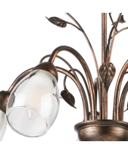 LAMPADARIO 5 LUCI ONLI "LILIANA" BRONZO E14